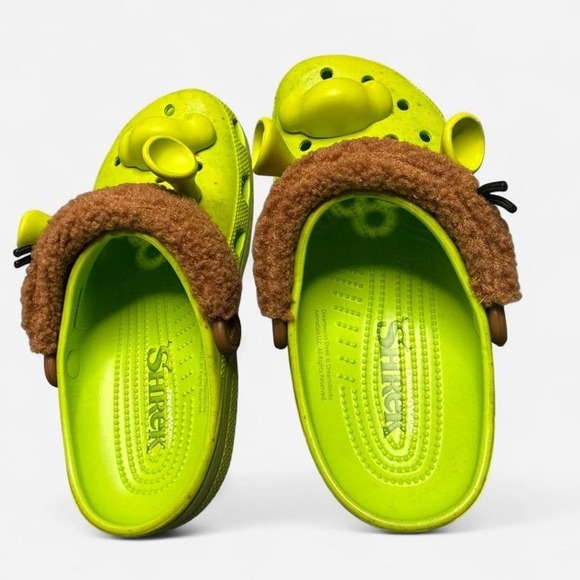 DreamWorks Shrek × Crocs Women's 9/Men's 7 Unisex Clogs EXCELLENT - Picture 5 of 8